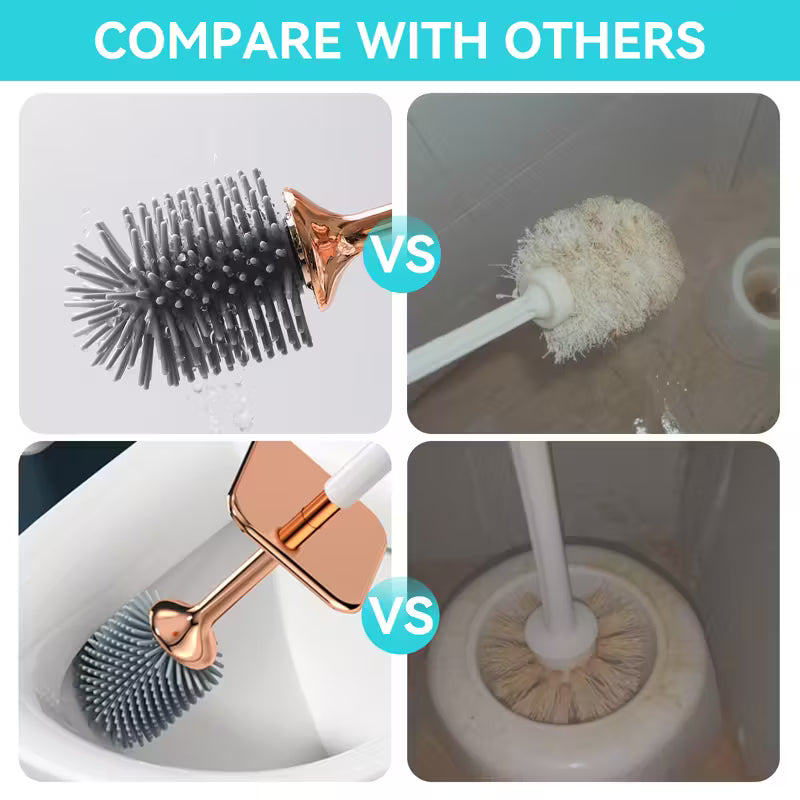 Elegant Silicone Toilet Bowl Brush